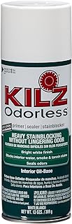 Kilz 10444 Odorless Primer, White, 13-oz. Aerosol - Quantity 1