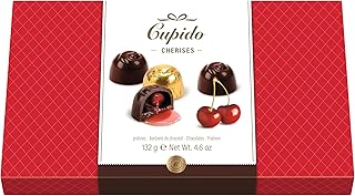 Hamlet Belgian Chocolate | Dark Chocolate Cherries with Real Liqueur in Gift Box | 11 pieces of Wrapped Belgian Chocolate,...