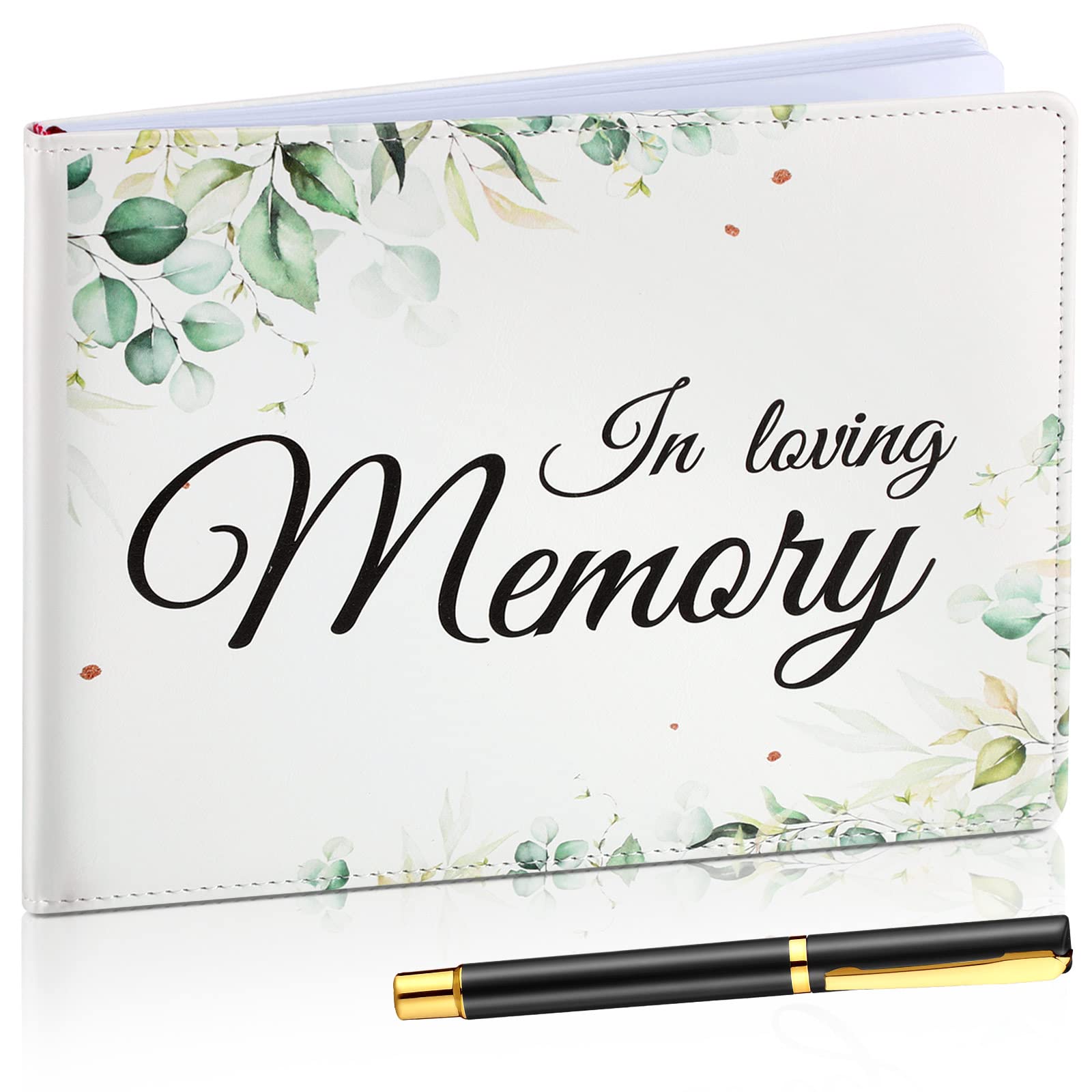Patelai Funeral Guest Book with Pen, Memory
