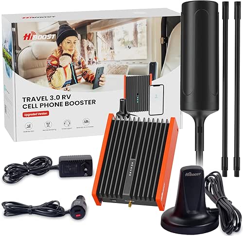 HiBoost Travel 3.0 RV Cell Phone Signal Booster | High