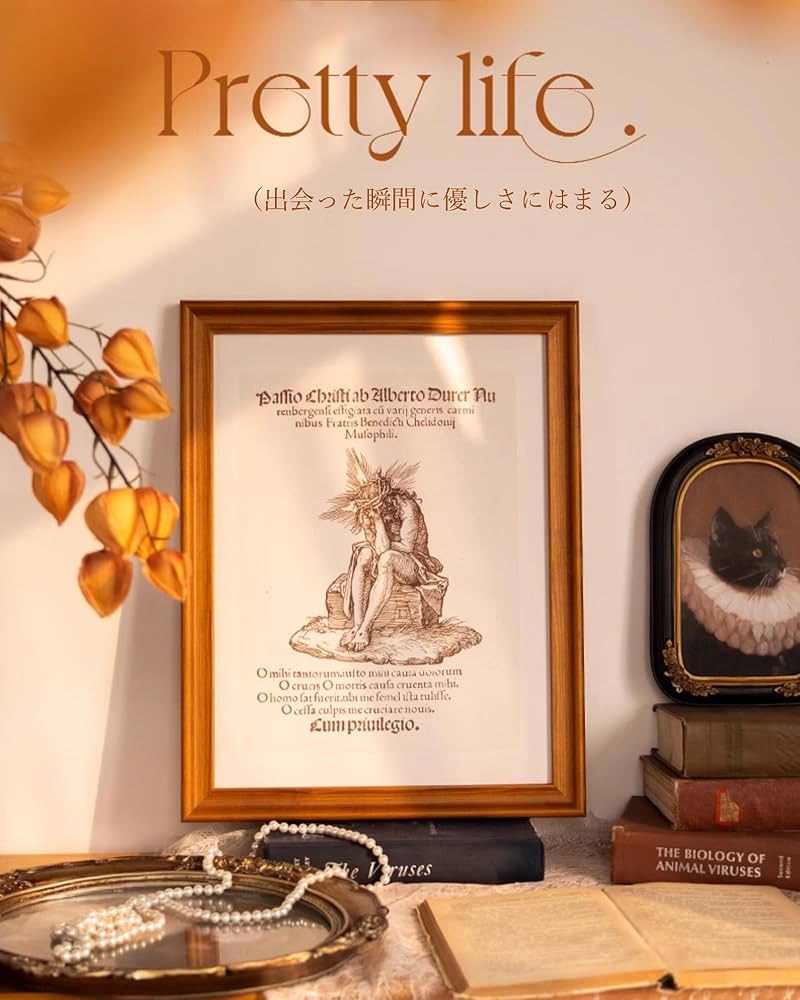 Amazon.co.jp: ポスターフレーム a4 額縁 高級 木製 色紙 額