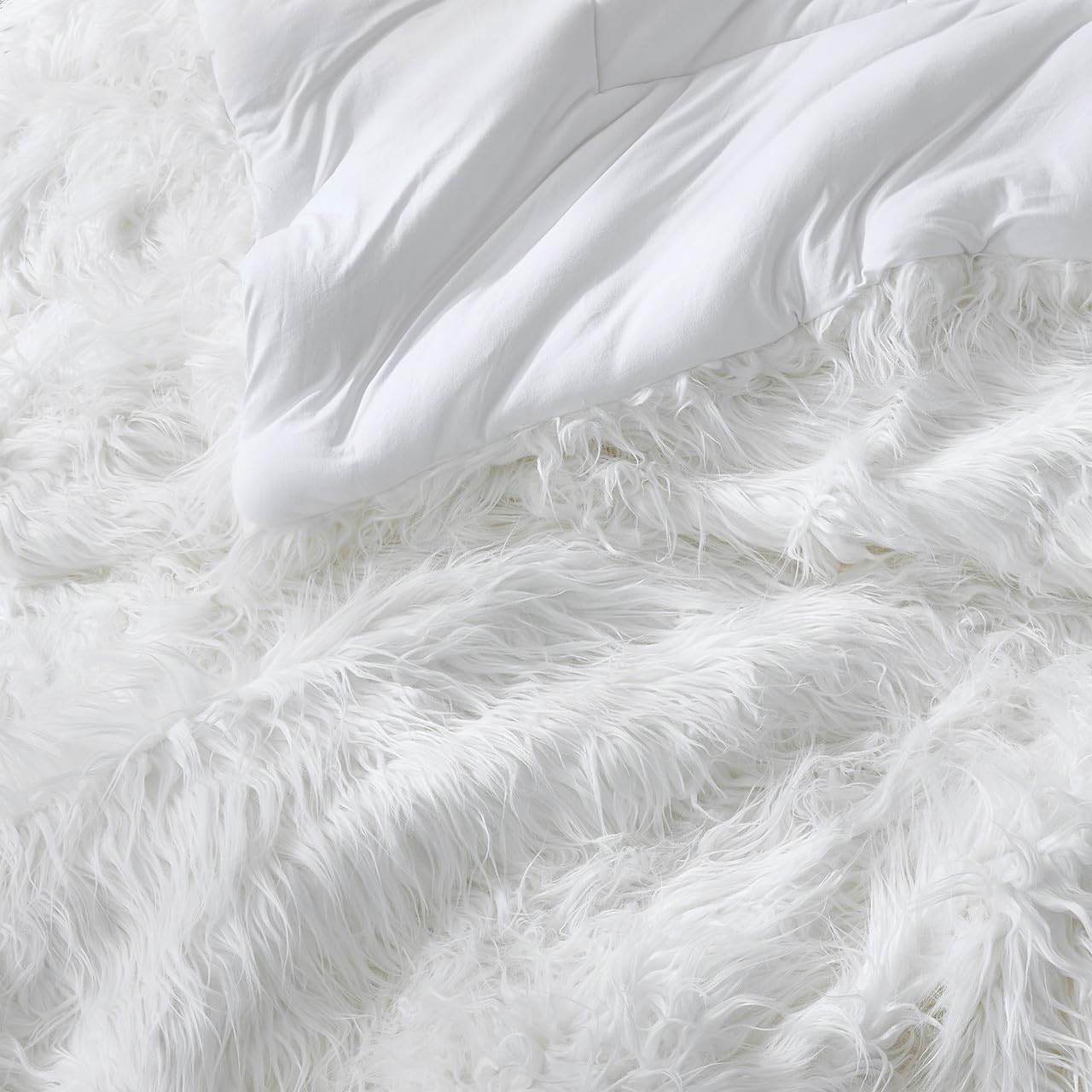 Byourbed The Woobie Goat - Coma Inducer® Oversized Queen Comforter - Billberry White
