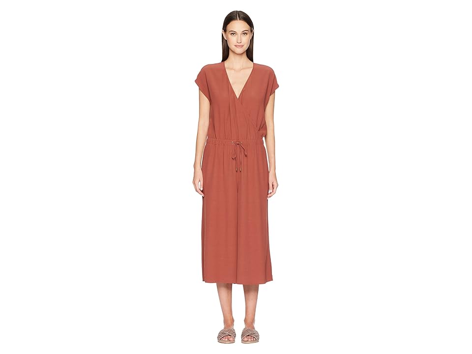 

Eileen Fisher Wide Leg Jumpsuit (Russet) Women's Jumpsuit & Rompers One Piece, Brown