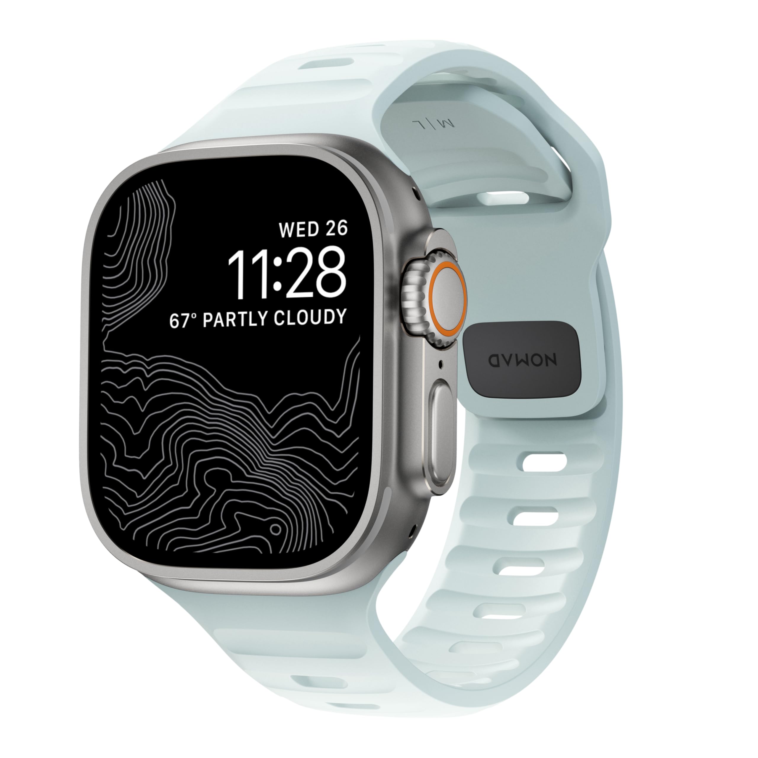 NOMAD Sport Band V2 | für Apple Watch 42/44/45/49mm | strapazierfähiges, wasserfestes Uhrenarmband