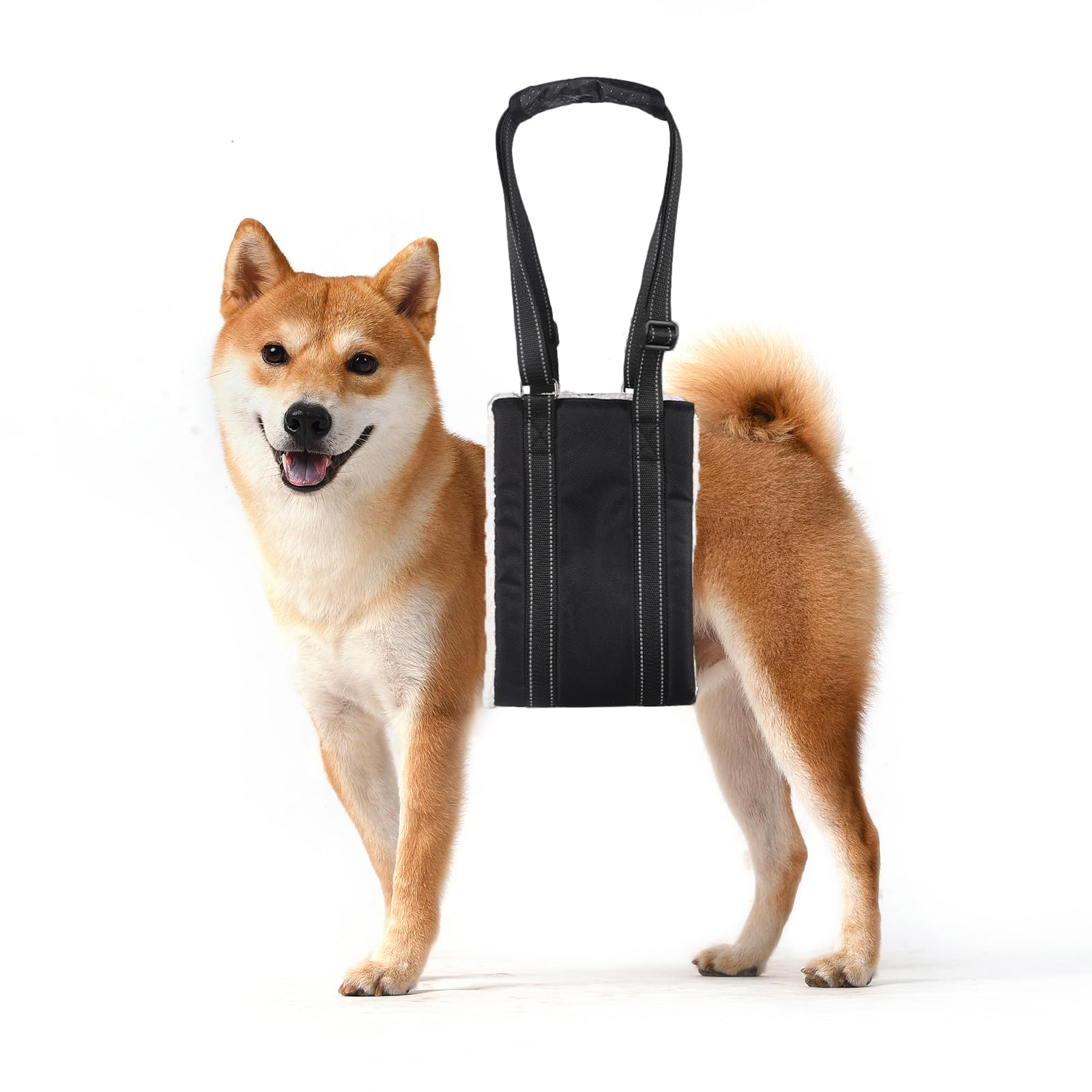 Adjustable Dog Lift Harness Dog Sling Portable Dog Sling for Back Legs Dog Lift Harness for Large Dogs Soft Lift Support and Rehab Harness for Senior,Injured,Disabled Dogs After ACL Surgery (M)