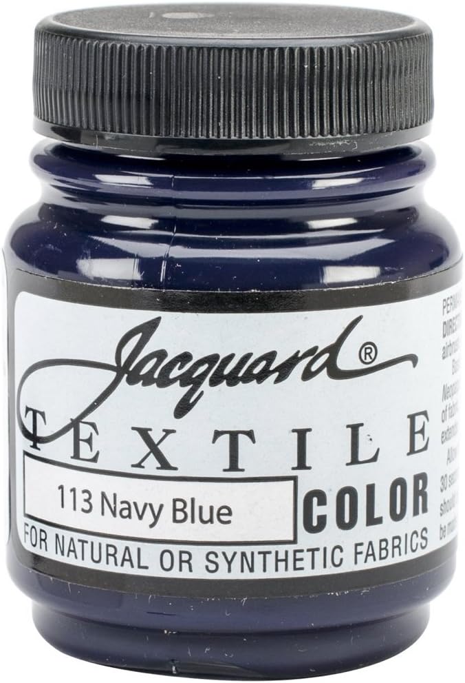 Jacquard Textile Paint 8 Oz Navy Blue