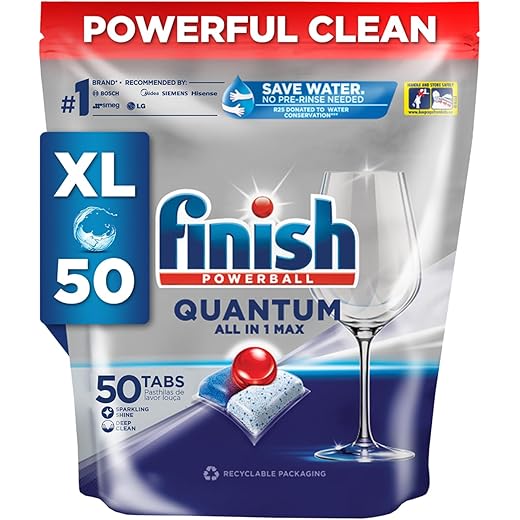 Finish Quantum Max - 50 Tablets 520g