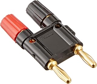 Pomona 5405 Brass Double Banana Plug with Binding Posts, 2.48