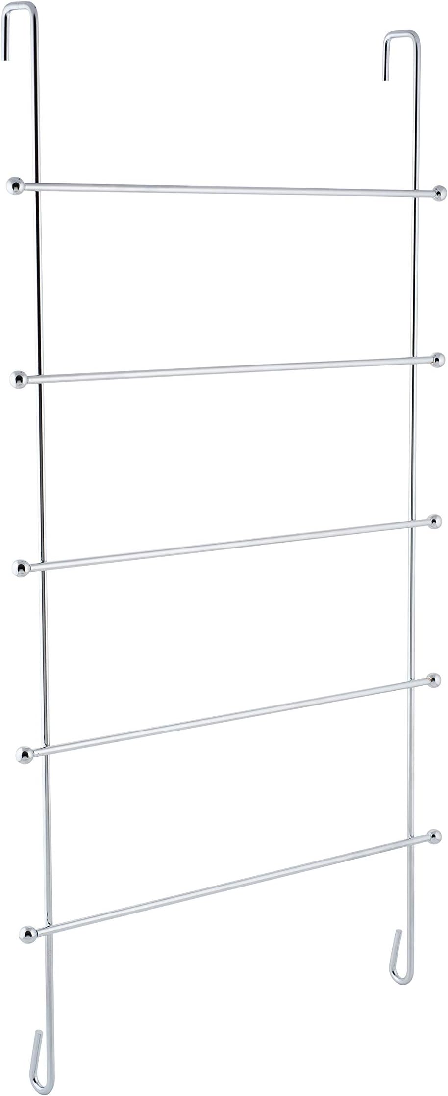 Amazon.com: MyGift 4 Rung Over-The-Door Towel Drying Rack in Vintage ...