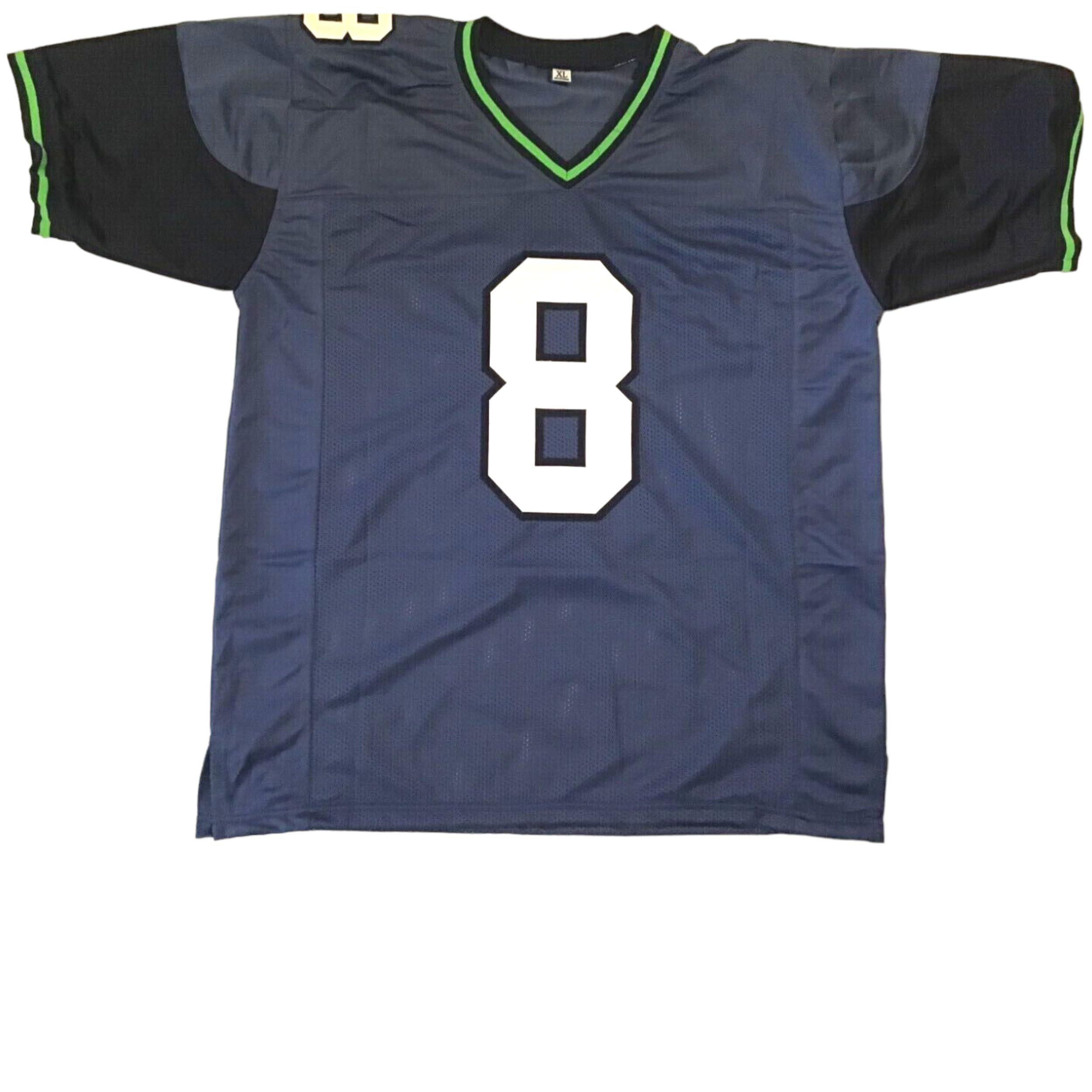 Matt Hasselbeck Blue Jersey Stitched Custom Football New No Brand/Logos (US, Alpha, Large, Regular, Regular, Blue)
