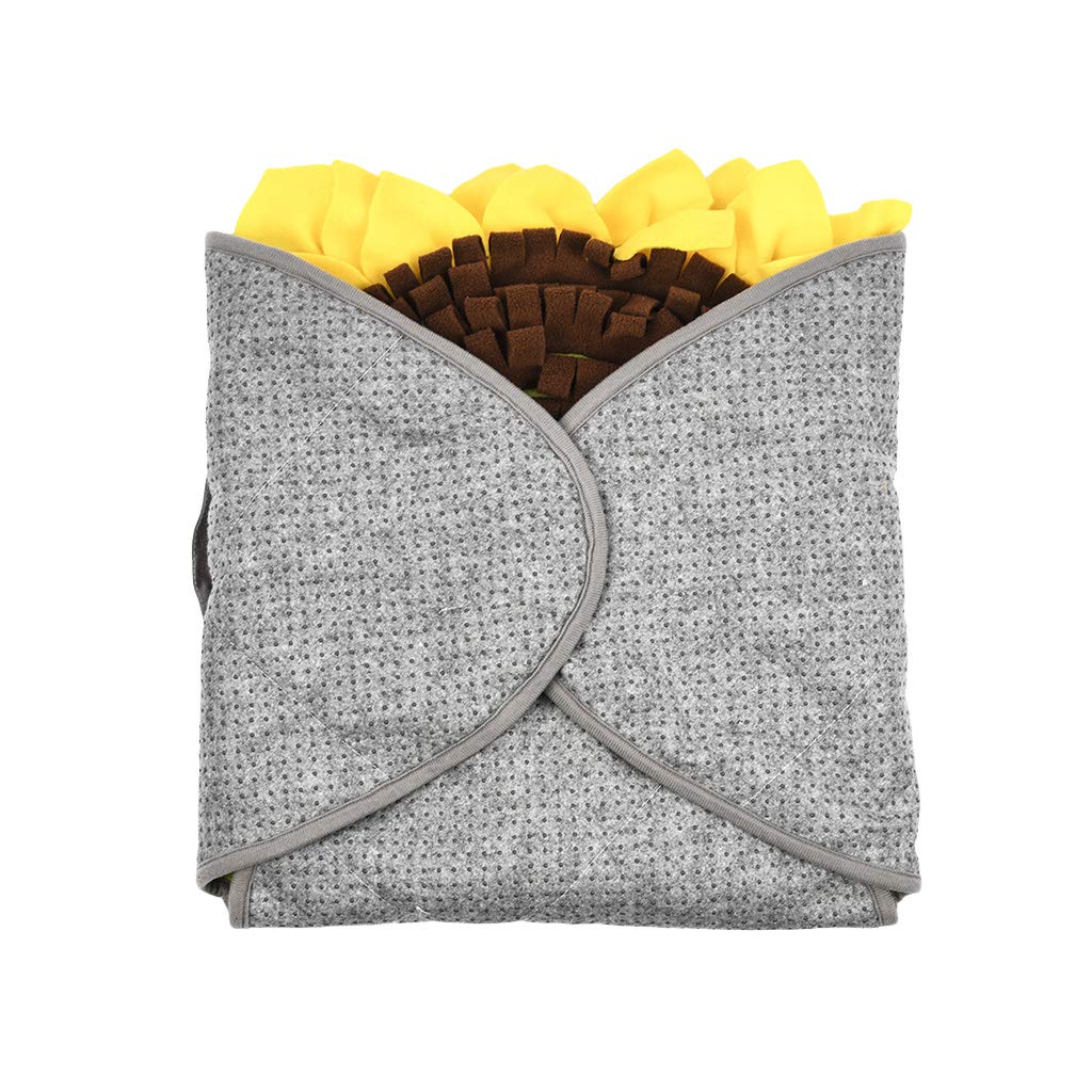 Pet Dog Snuffle Mat Naso Odore Allenamento Coperta Sniffing Pad Alimentazione Lenta Ciotola Dispenser di Cibo Tappeto Alleviare Lo Stress Antiscivolo Puzzle Giocattoli