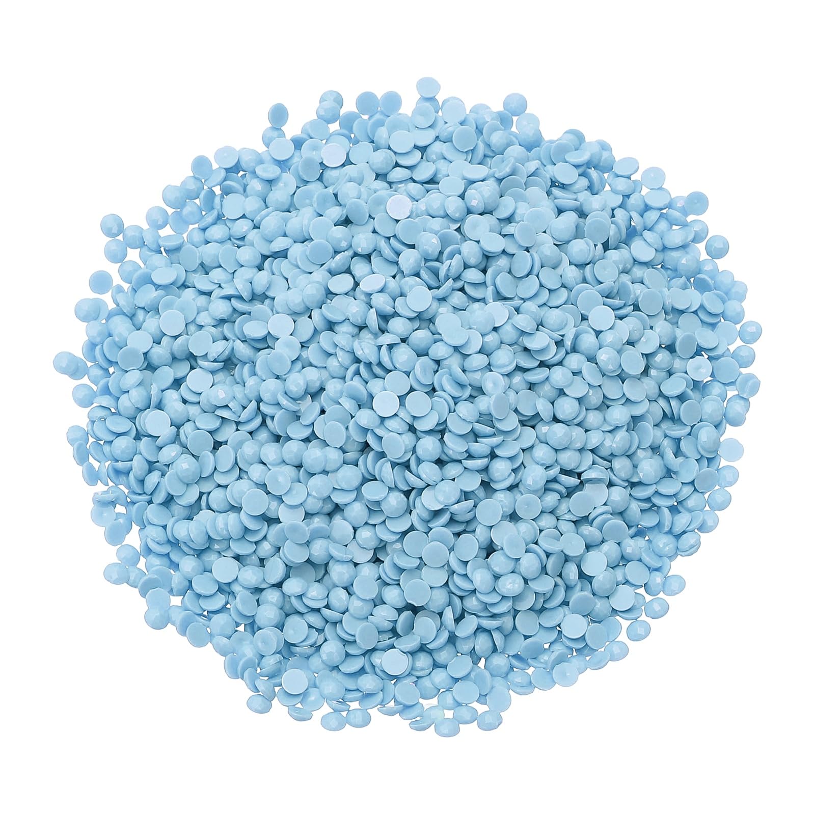 PATIKIL 6000 Pcs Diamond Art Painting Replacement Beads, Resin Crystal Painting Rhinestones, Diamond Art Accessories for Nails Crafts DIY Makeup, Sea Foam Blue