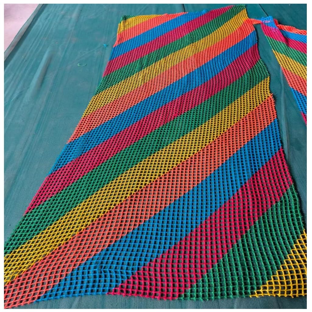 Durable Playground Cargo Rope Net for Kids Safety Climbing Net for Tree Houses and Outdoor Playsets Double Layer Design Playground net(Size:2X3m)