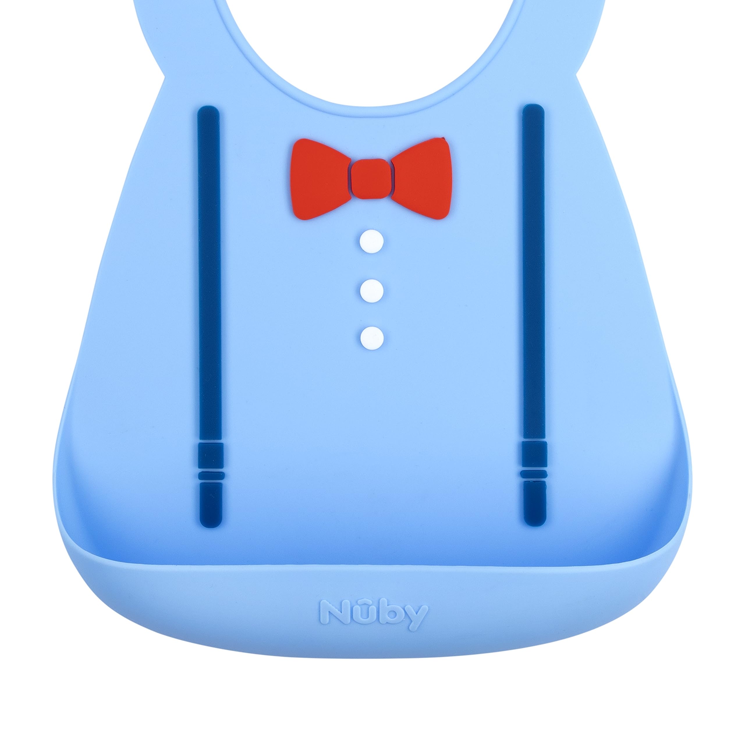 Nuby 3d Soft Silicone Baby Bib With Scoop Silicone Bib