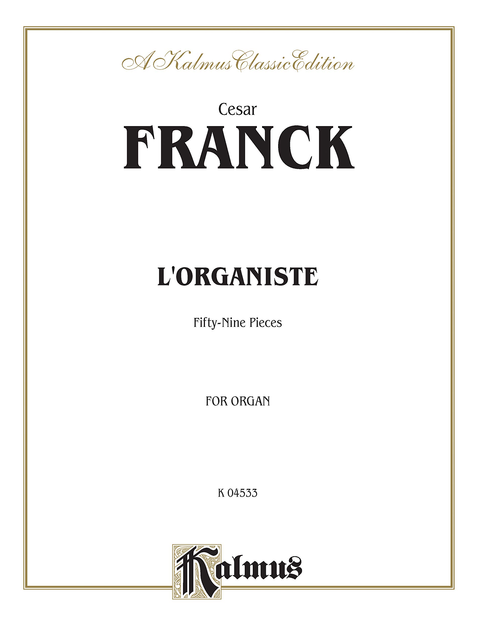 L'Organiste by Csar Franck - 9780769242422