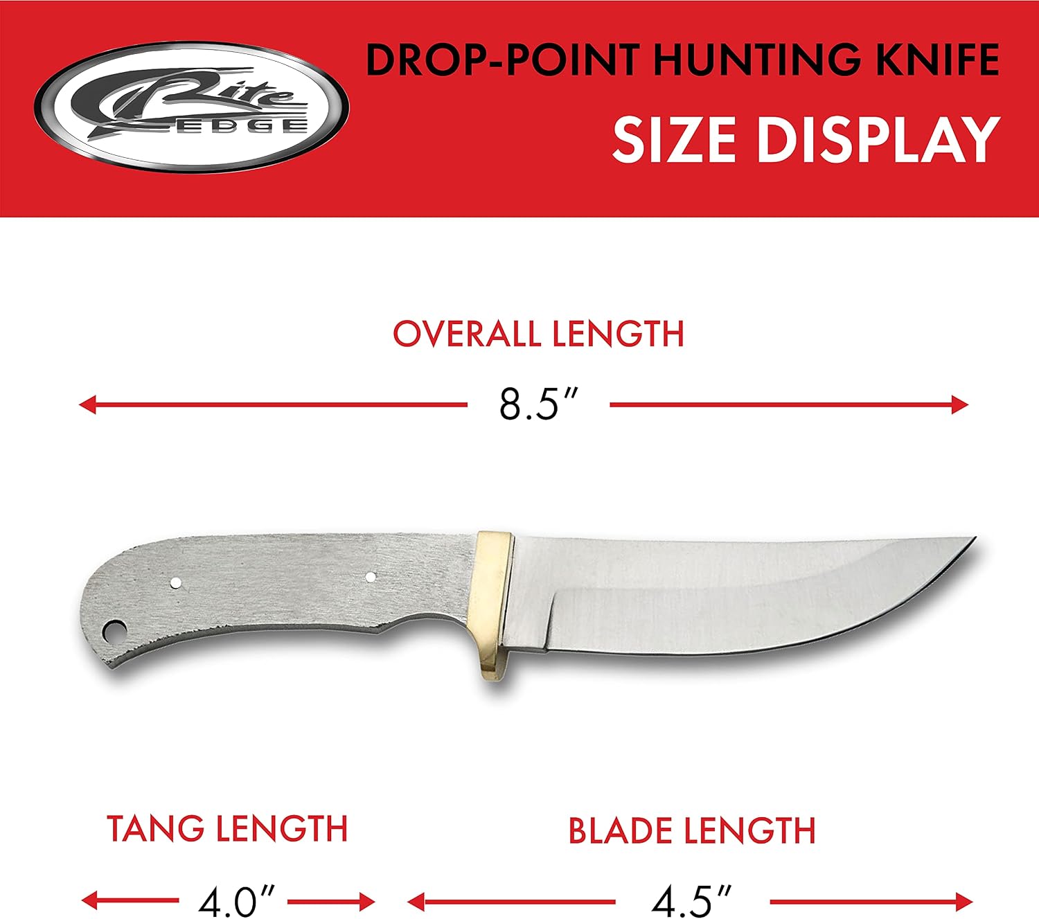 SZCO Supplies Drop Point Blade Hunting Knife