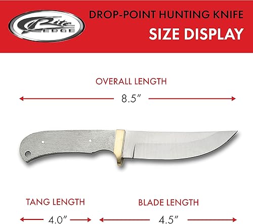 Miniatura 3 de SZCO Supplies Cuchillo de caza con hoja de punta de caída