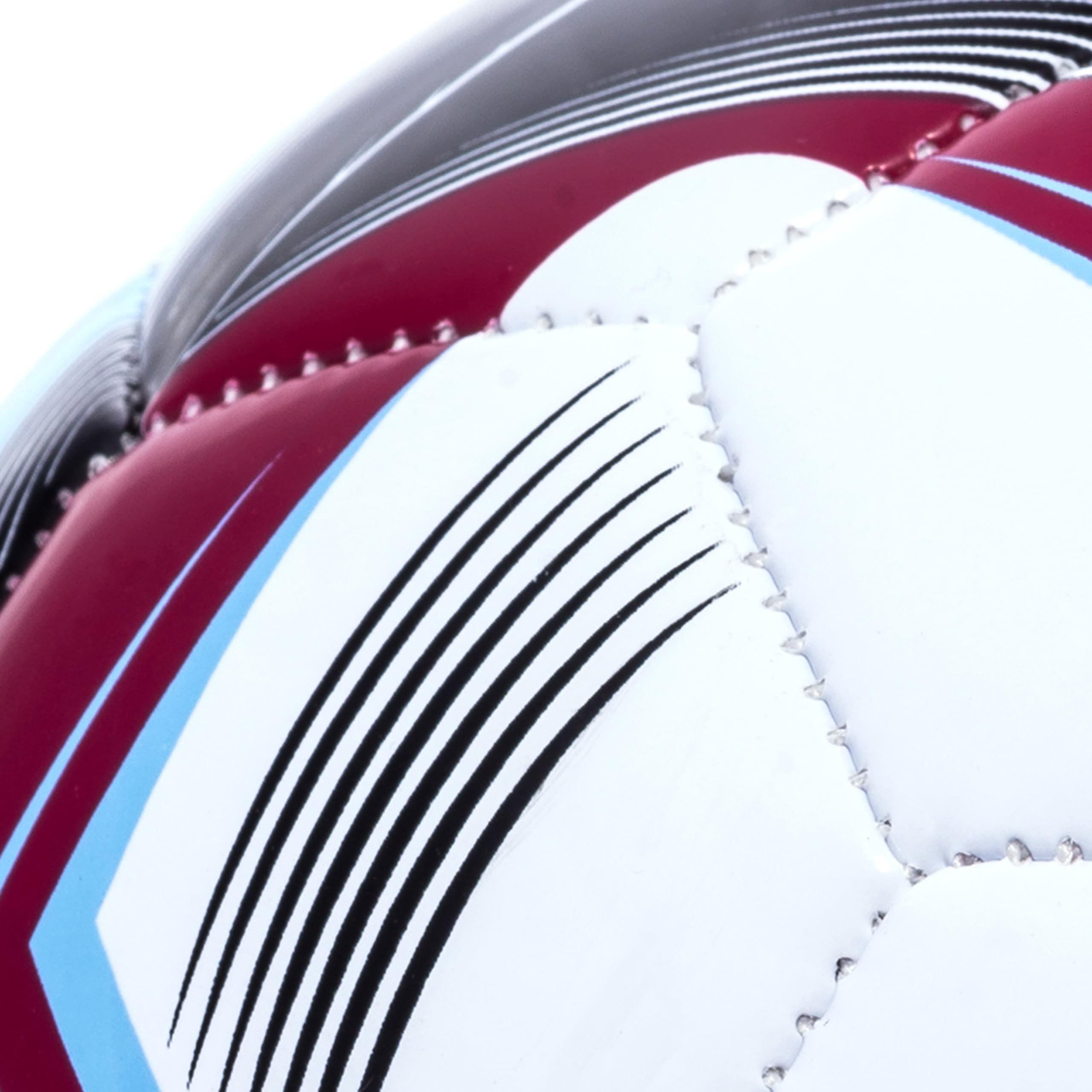 Franklin Sports MLS Colorado Rapids Football Soccer Ball - Official Size 5 Training Equipment - Soft Abrasion Resistant Cover - Official Size and Weight Football Ball - Air Pump Included