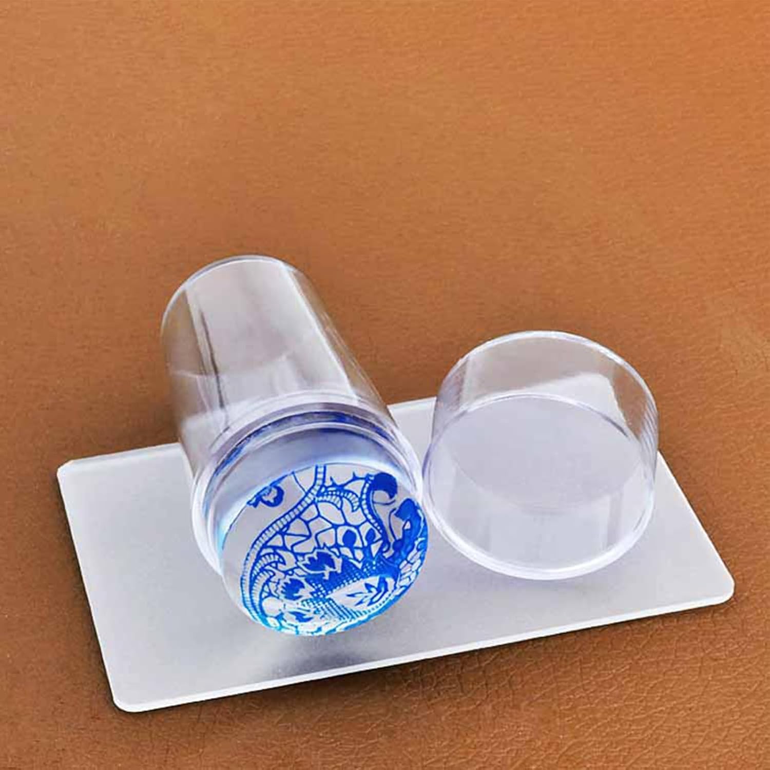 French Tip Nail Stamp - Clear Silicone Stamper Kit For Manicure Art, Precision Nail Printing Tool With Durable Design For Easy Use, Ideal Accessories For Travel Salon Home Indoor Outdoor
