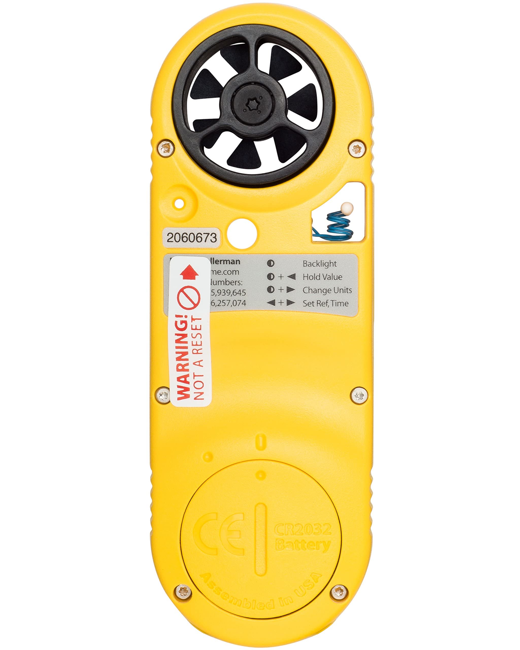 Kestrel 3500DT Pocket Weather Meter Delta T - Yellow
