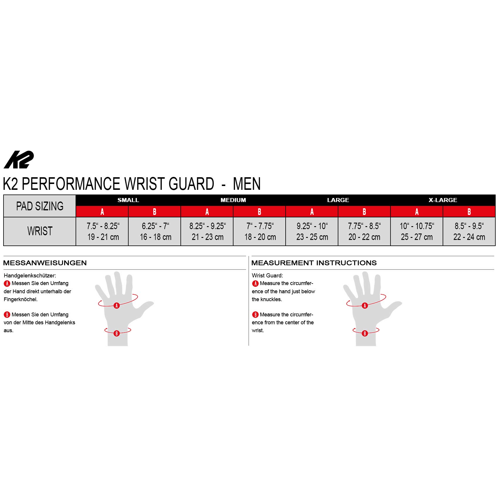 K2 Łyżworolki unisex K2 PERFORMANCE WRIST GUARD, ochraniacze na nadgarstki, czarny - antracyt, 30E1417