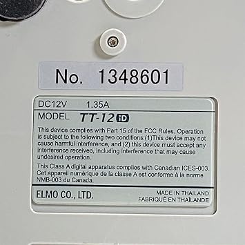 Elmo TT-12id-10ft-HDMI Interactive Document Camera