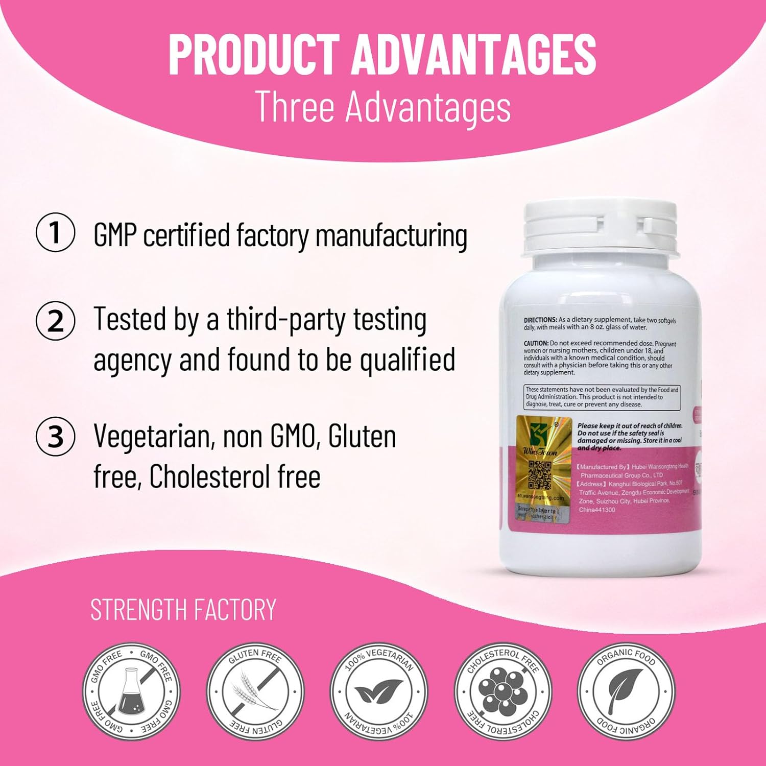 Multi Collagen Peptides Softgels for Women - Type I, II, III, V, X - Hydrolyzed Collagen Pill with Hyaluronic Acid, Vitamin C & Biotin, 100 Count - Image 4