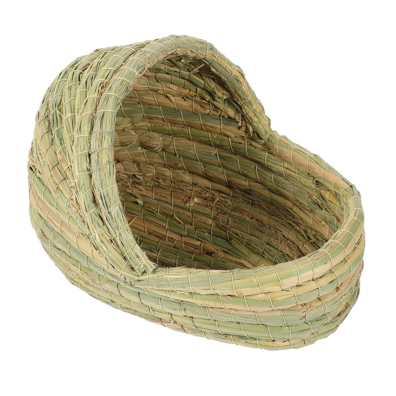 Yardwe Nido para Gallinas Tejido de Paja Beige, Estilo Rústico | Apto para Aves de Corral y Palomas, Uso en Pequeñas Granjas y Patio, Tejido Natural