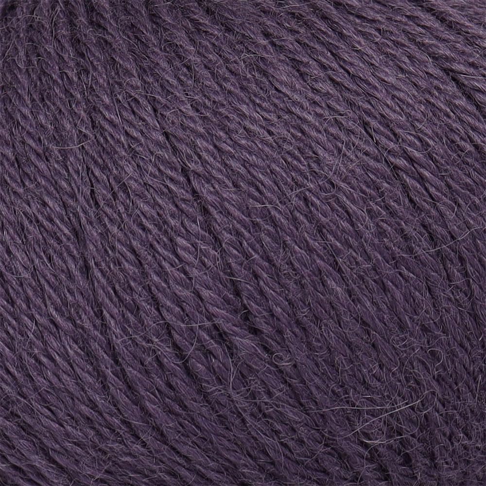 100% Alpaca Yarn Wool Set of 3 Skeins DK Weight - Heavenly Soft and Perfect for Knitting and Crocheting (Purple, DK)
