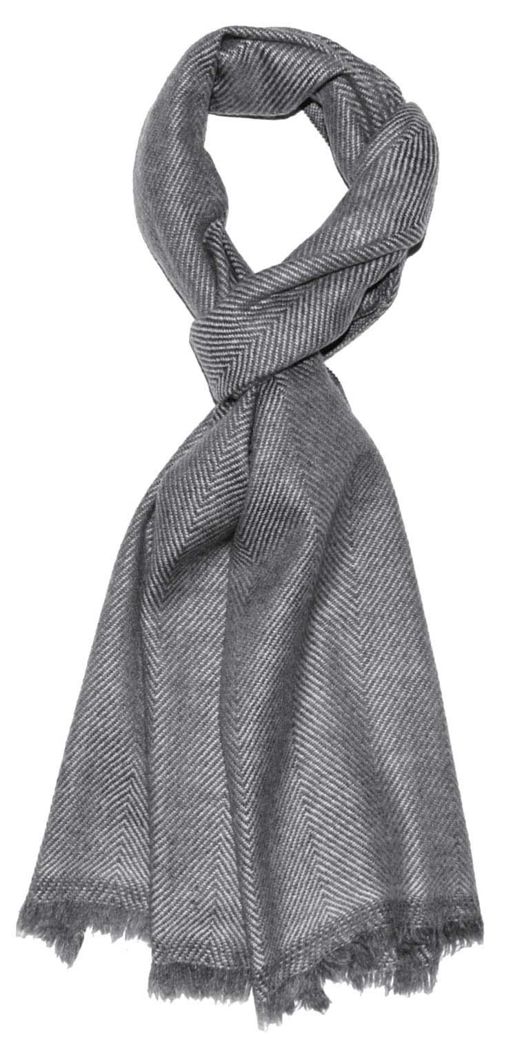 Lorenzo Cana - Sciarpa invernale in cashmere al 100% da uomo, in fibra naturale