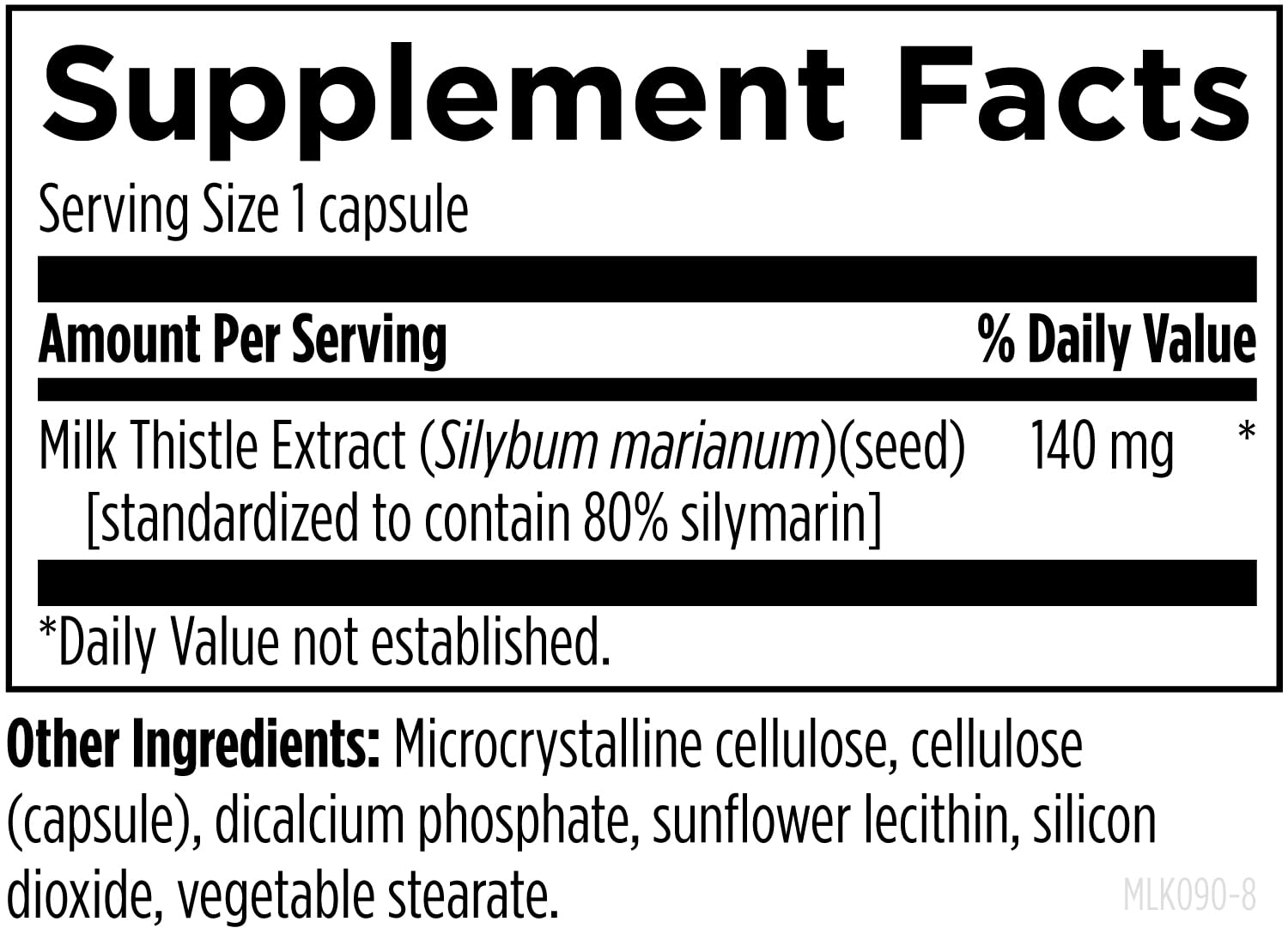 Designs for Health Milk Thistle Extract, Detox Supplement, 90 Capsules — Amazon image 3