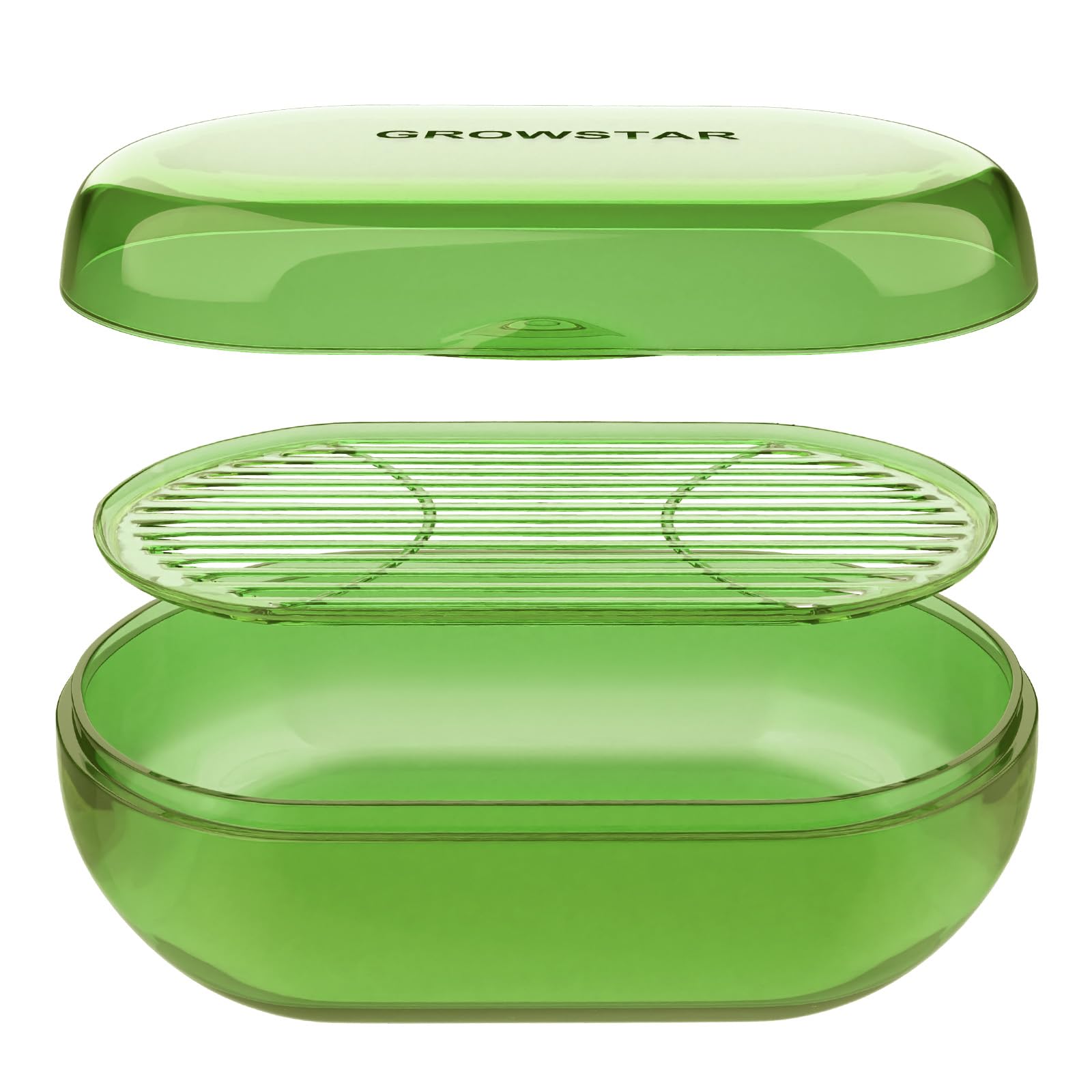 ClearGreen Portable Soap Case - Leakproof Holder with Lid, Ideal for Camping, Outdoor, Bathroom Use