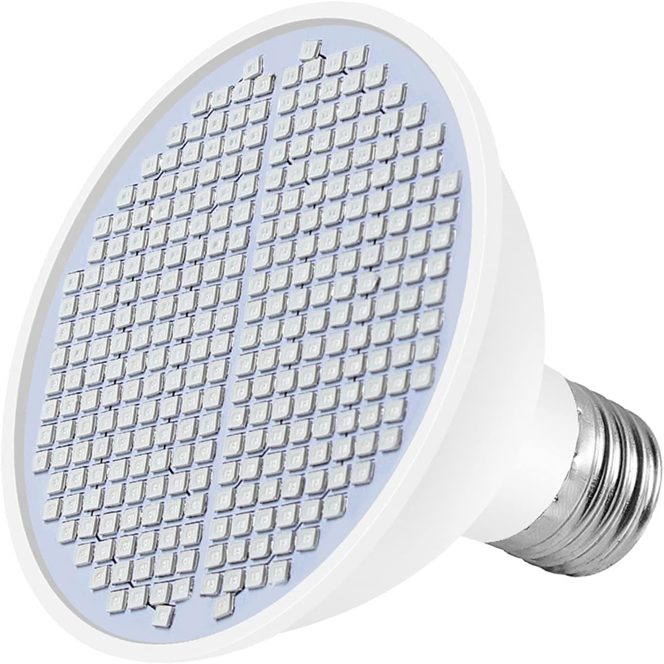 Morelian LED Grow Light Bulb for Indoor Plants Red & Blue Spectrum 300 LEDs Plant Light Bulbs E27 Growing Lamp for Seedlings Hydroponic Succulent Flowers Veg Greenhouse