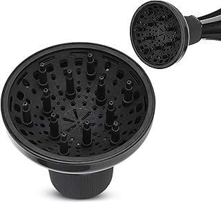 Universal hair diffuser, Universal attachment fits almost all hair dryers, for curly or wavy hair styling, dry and gain maximum volume without frizz