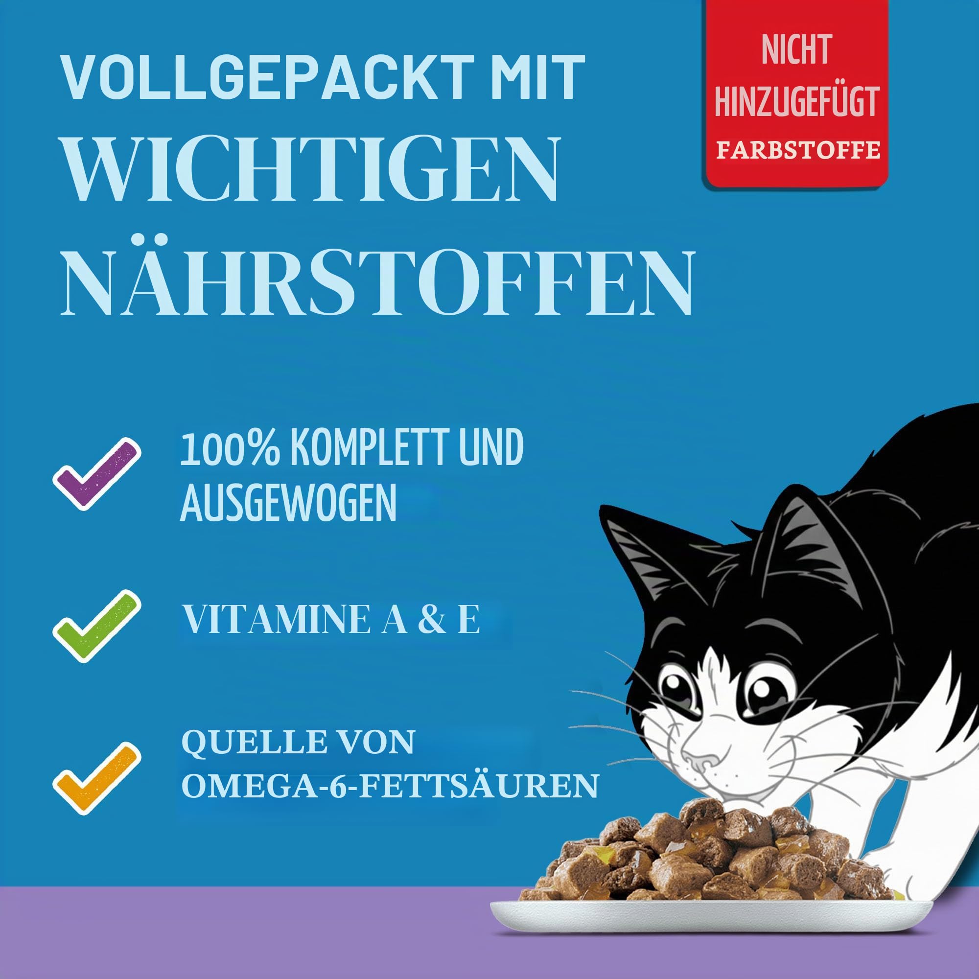FELIX Original Gemischte Auswahl in Gelee Katzennassfutter 40x85g