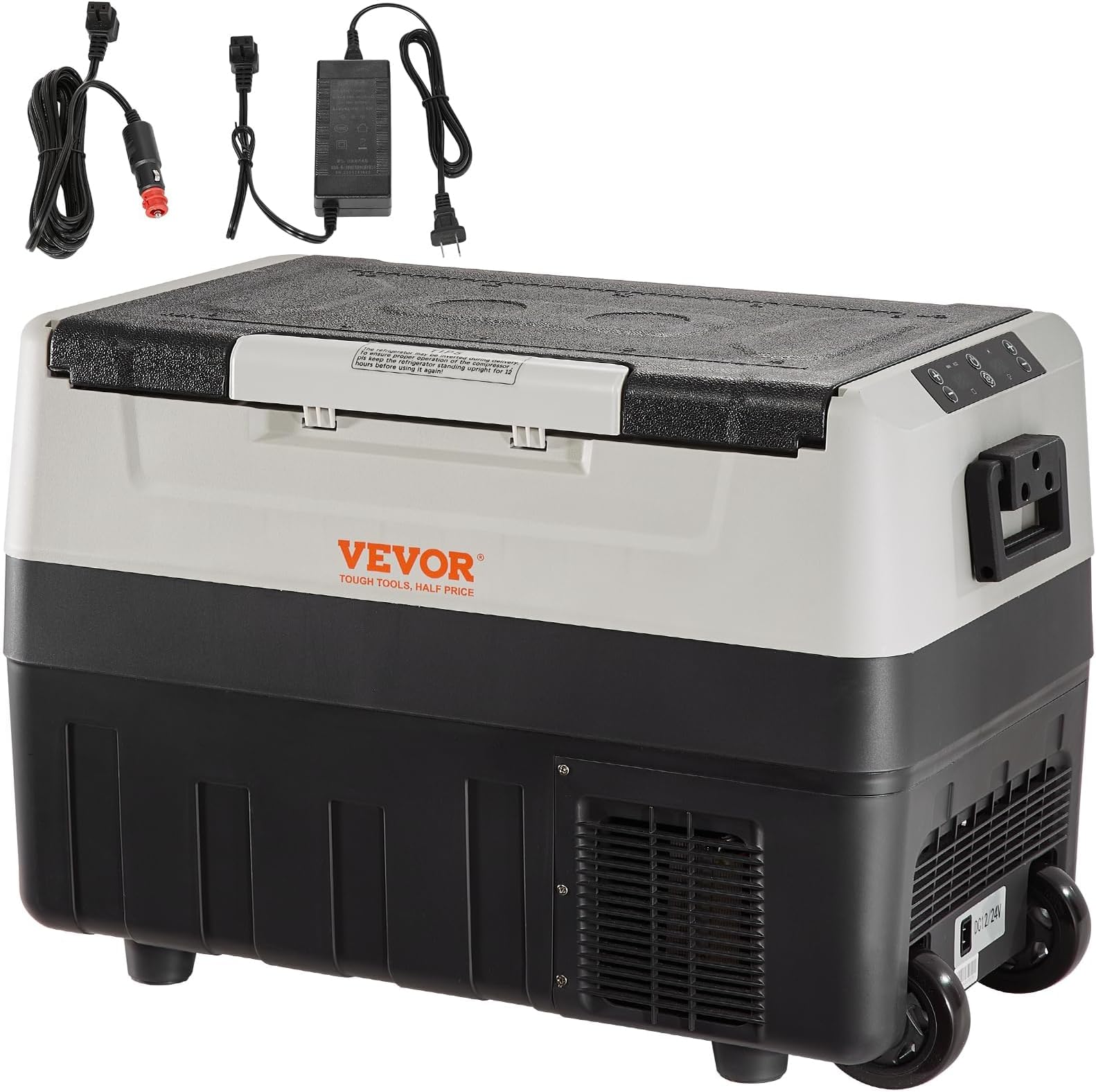 Amazon.com: VEVOR Portable Car Freezer, 100 Quart Portable Refrigerator ...