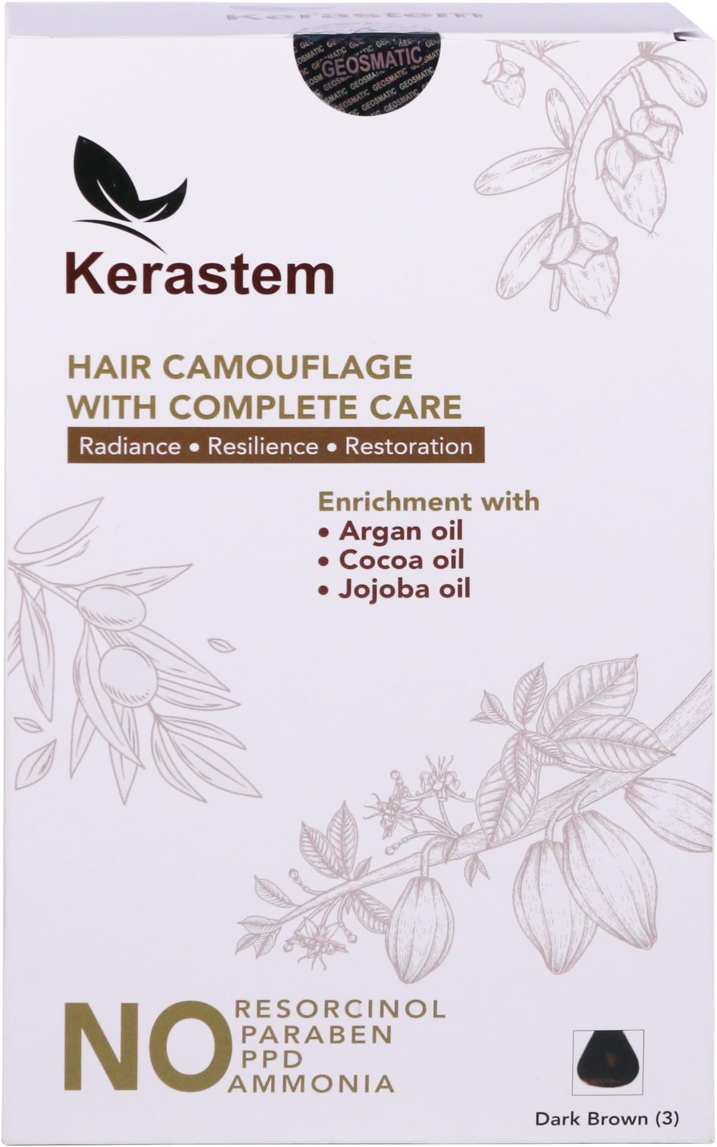 Kerastem Hair Color (Formerly Known as Optima) 150ml - Dark Brown No 3