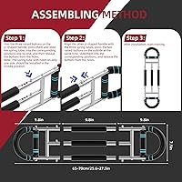 Vista 4 de Twister Arm Trainer, Dual Triple-Spring, 30-180lb Adjustable, Chest Arm Shoulder Workout Equipment, Portable Detachable Arm Twister Exerciser for