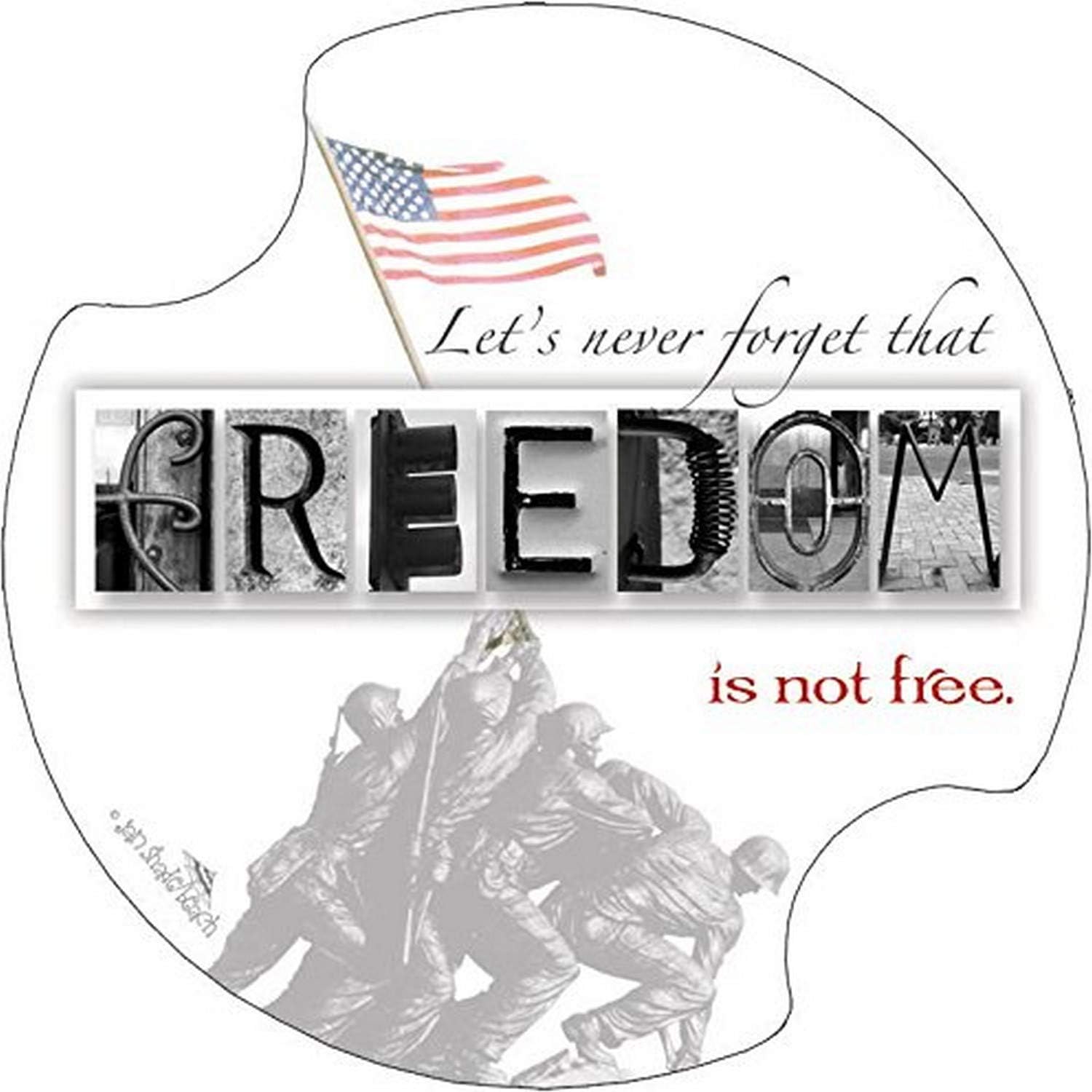 Thirstystone Freedom Car Cup Holder Coaster, 2-Pack