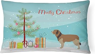 Caroline's Treasures BB8457PW1216 owczarek kataloński Boże Narodzenie tkanina dekoracyjna poduszka, wielokolorowa