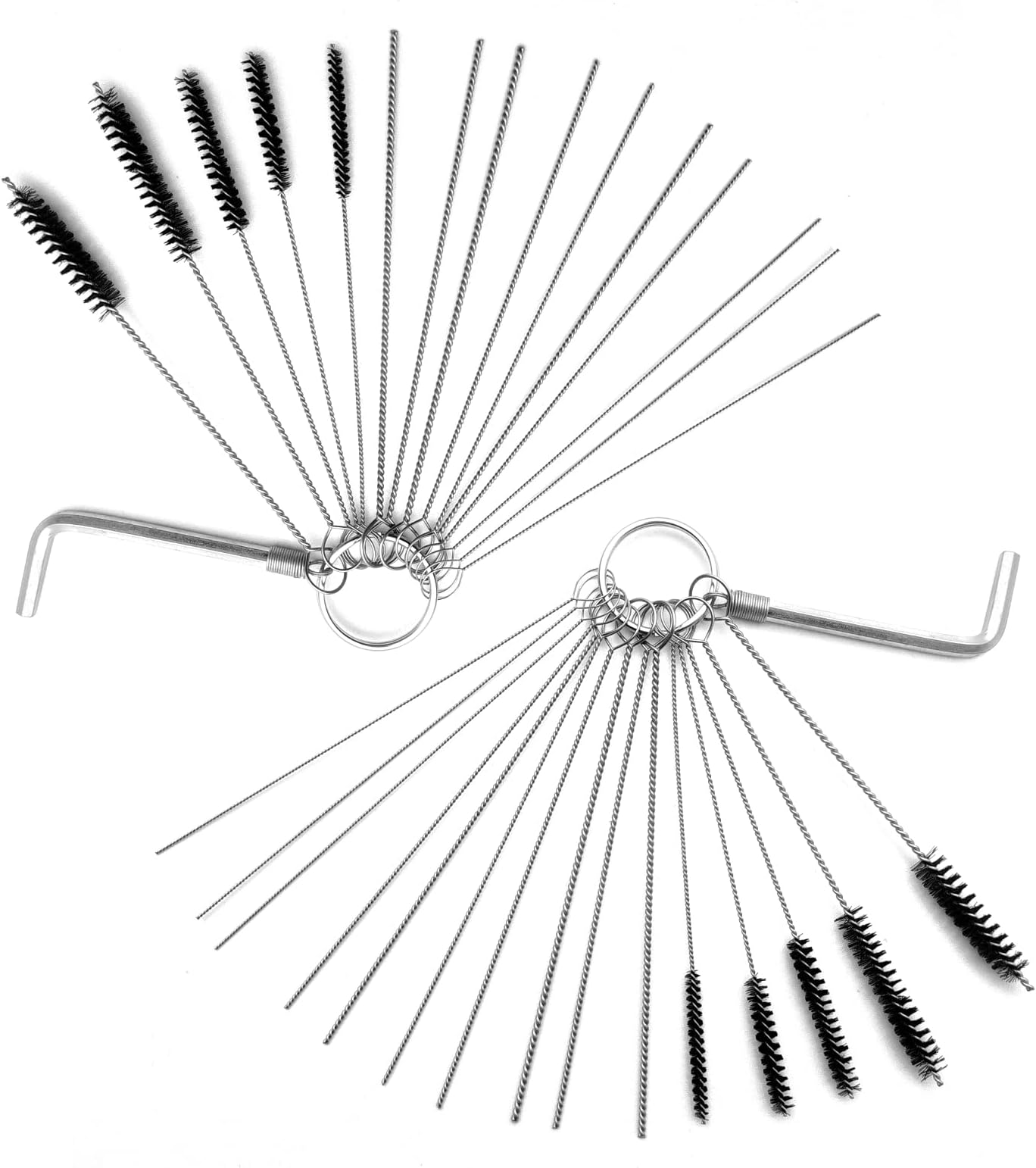 TEMI Set of 2 Carburetor cleaner tools kit Jet Cleaning