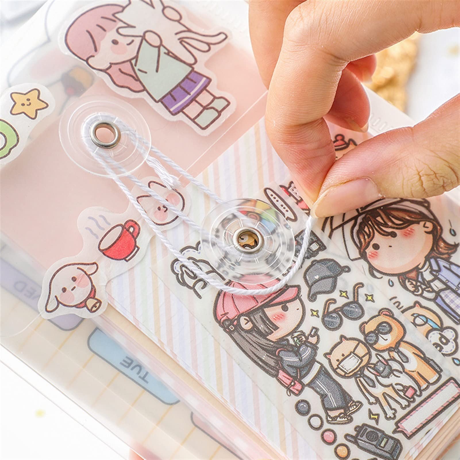 teczki na dokumenty, teczki na dokumenty, organizer na teczki w formacie Mini A6 PP wodoodporna przezroczysta torba na dokumenty na szkolne artykuły biurowe artykuły papiernicze 10 szt. Organizer na d