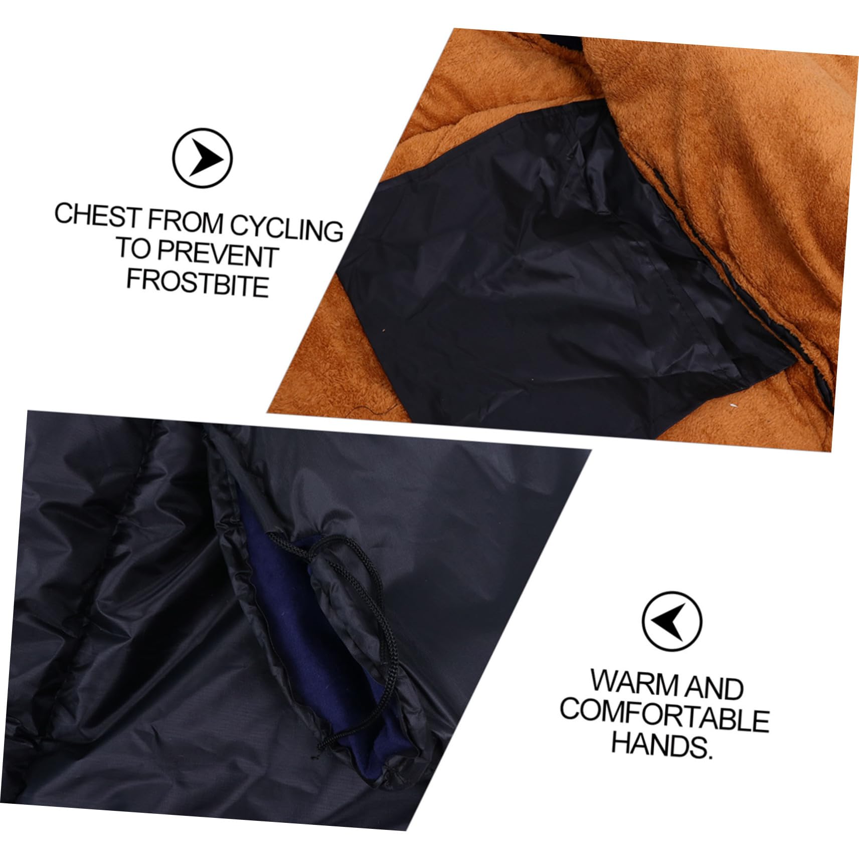 ABOOFAN Motorcycle Cover Waterproof Universal Leg Windshield Warm Knee Pad Leg Guard Cycle Windproof Cover