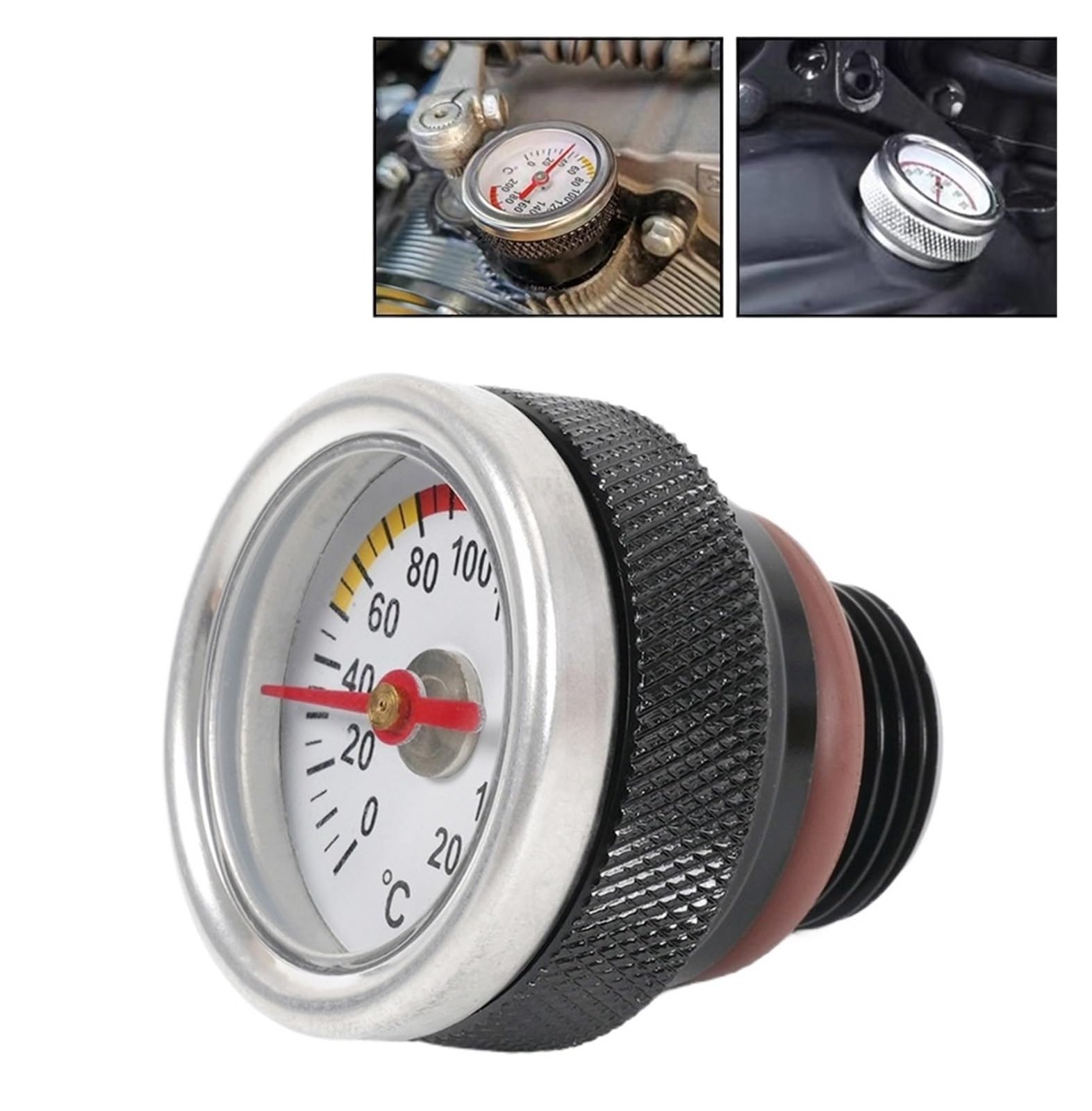 Moto Odómetro Tacómetro Medidor De Temperatura Aceite Motor para 650 (1987-1998), M30x1.5, M20x1. Velocímetro, Odómetro, Tacómetro Digital
