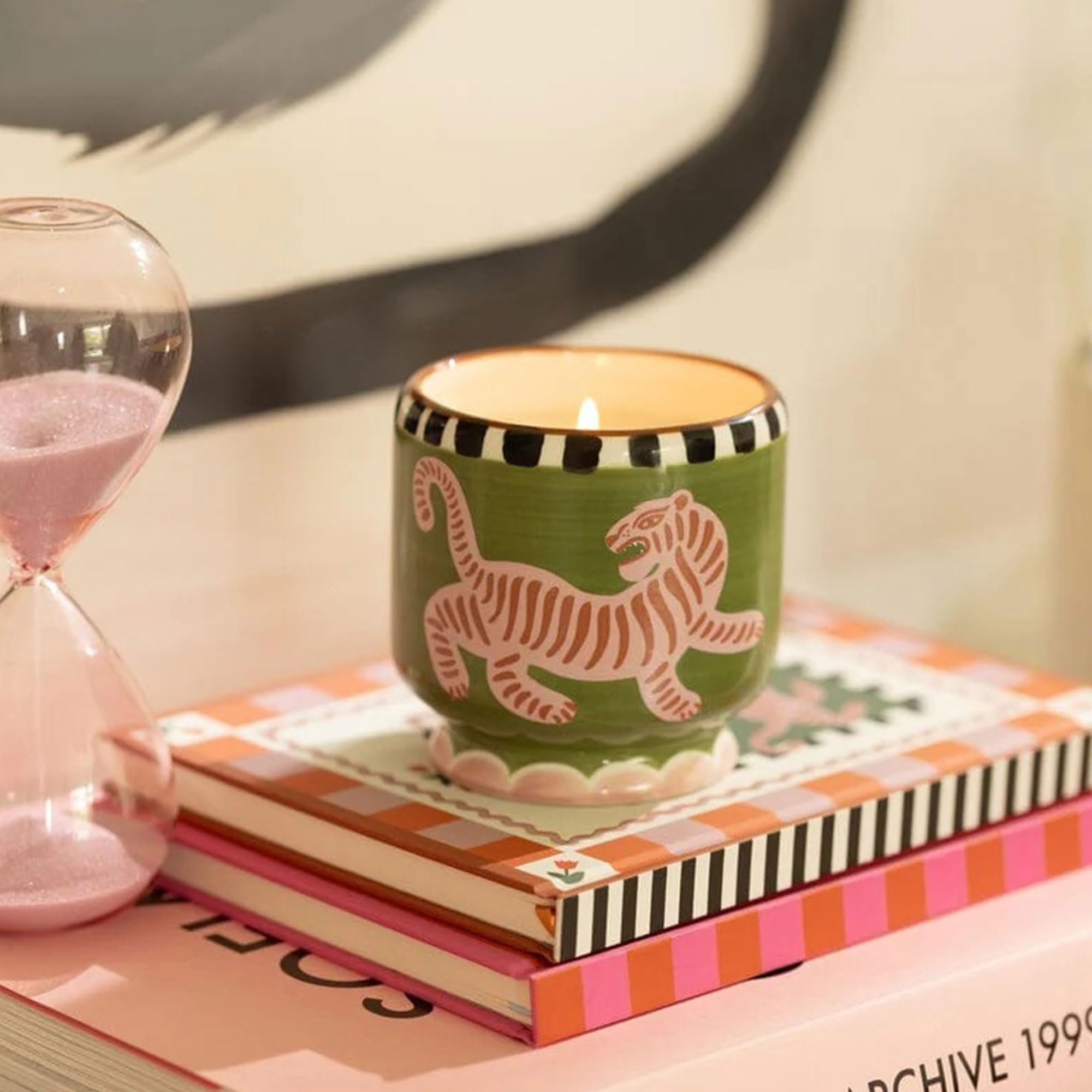 Amazon.com: Paddywax Scented Candles Dopo Hand-Painted Ceramic