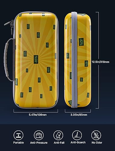 Miniatura 8 de JSAUX Funda de transporte compatible con la cubierta de vapor funda rígida protectora de transporte con adaptador de CA integrado almacenamiento de