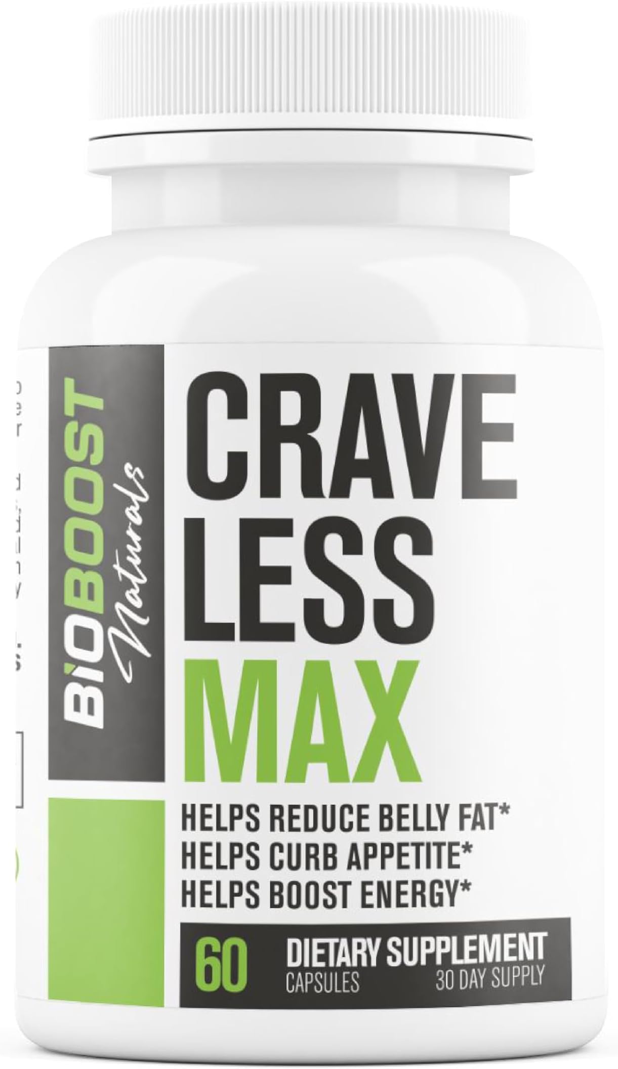 Crave Less MAX | Supports GLP-1 Pathway Function | Weight Loss Pills for Women | Fat Burner to Boost Metabolism, Carb Blocker | 7 Backed Ingredients | 3rd Party Tested - 60 Pills for Adults
