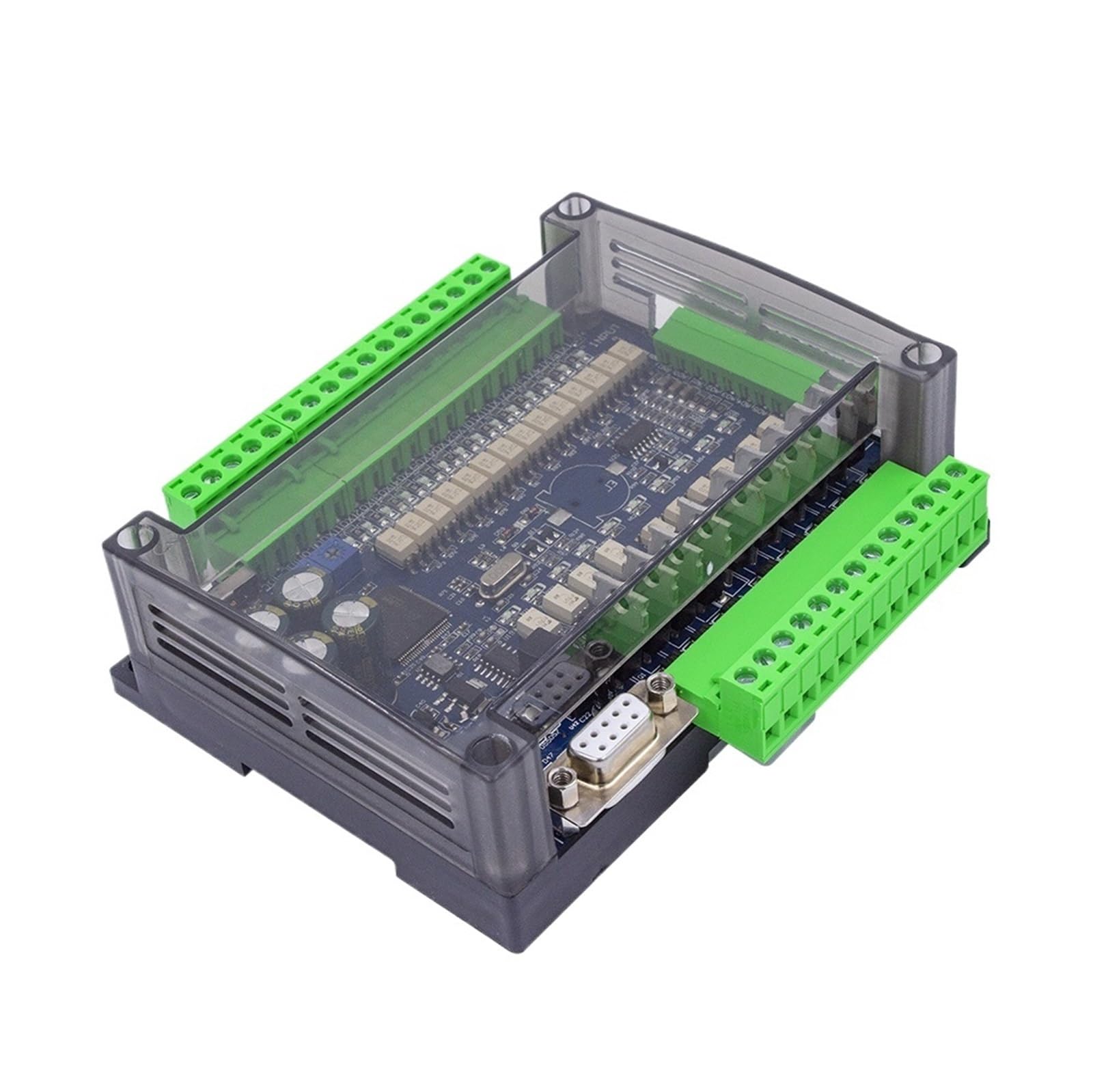 PWANUIGTE 1PCS FX3U-14/24/32/48 MR/MT Relay Transistor Output Logic Controller RTU RS485 38400 Modbus Pulse Step Motor(FX3u-24MR)