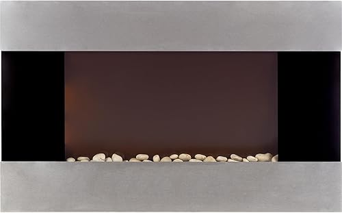 Miniatura 13 de Northwest - Fogata eléctrica con luz LED para pared, flama de hielo y fuego