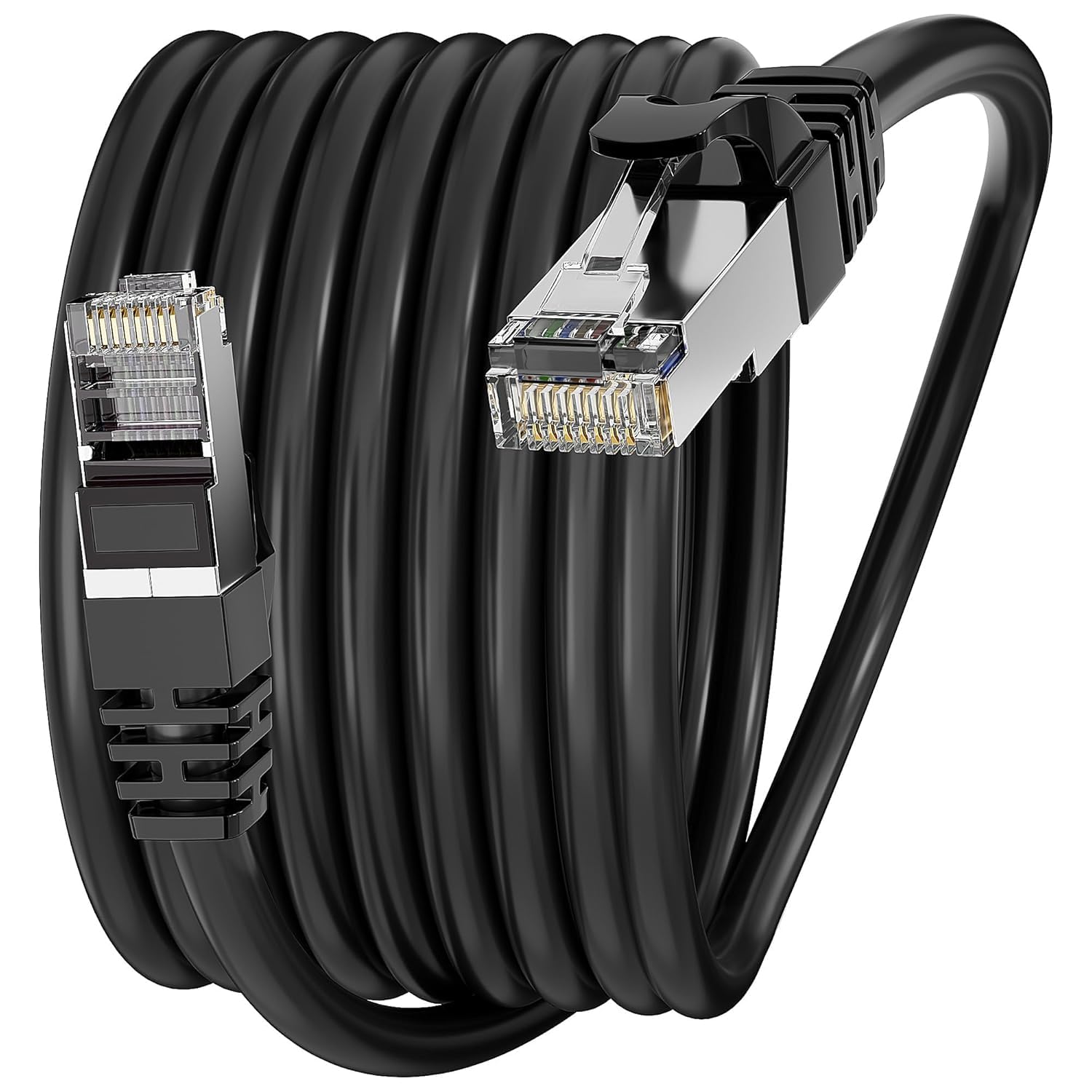 5m Câble Ethernet Blindé Extérieur CAT 7 IP66 - S/FTP Pimf
